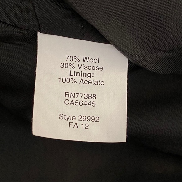 J. Crew Black Wool Dress Mini Skirt 2 - Picture 5 of 9